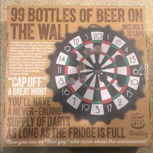 Wembley Magnetic Bottle Cap Dartboard